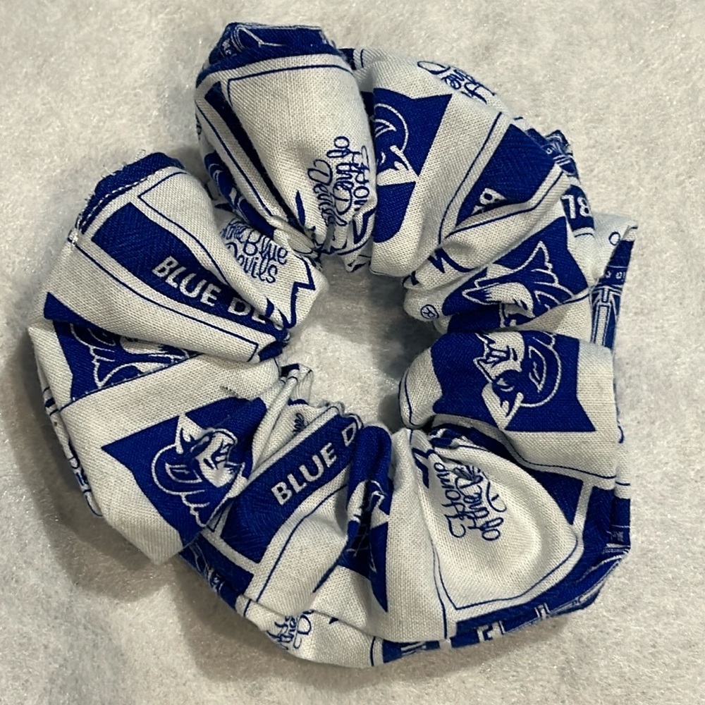 NEW Handmade Duke Blue Devils Hair Scrunchie